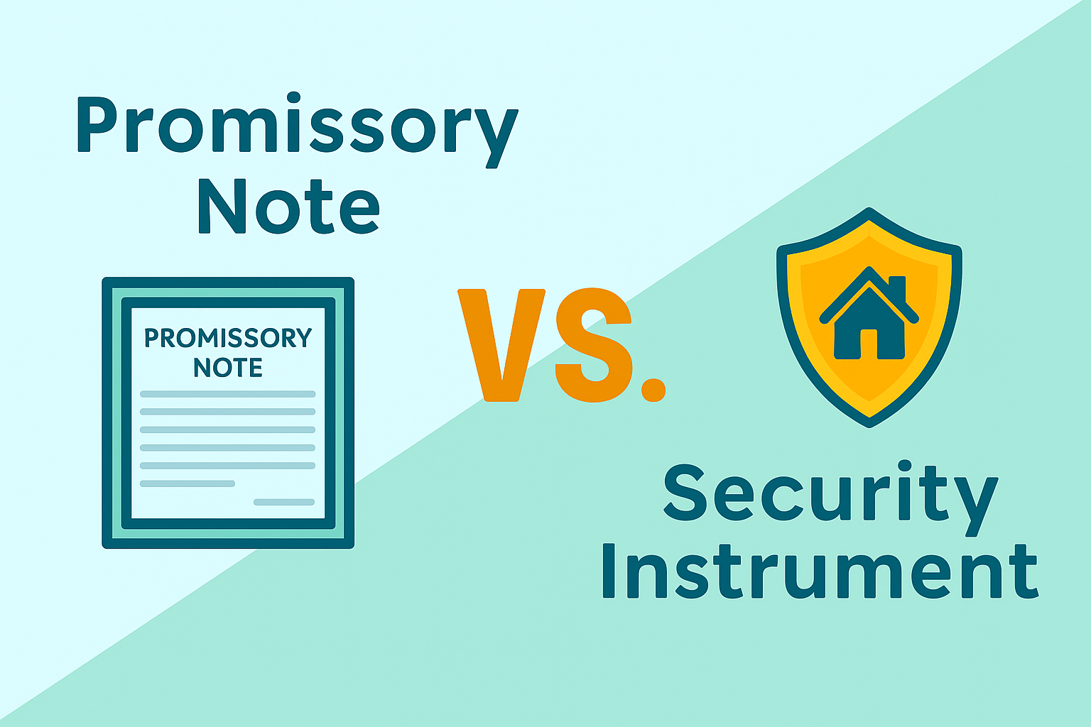 Promissory Note vs. Security Instrument: What’s the Difference?